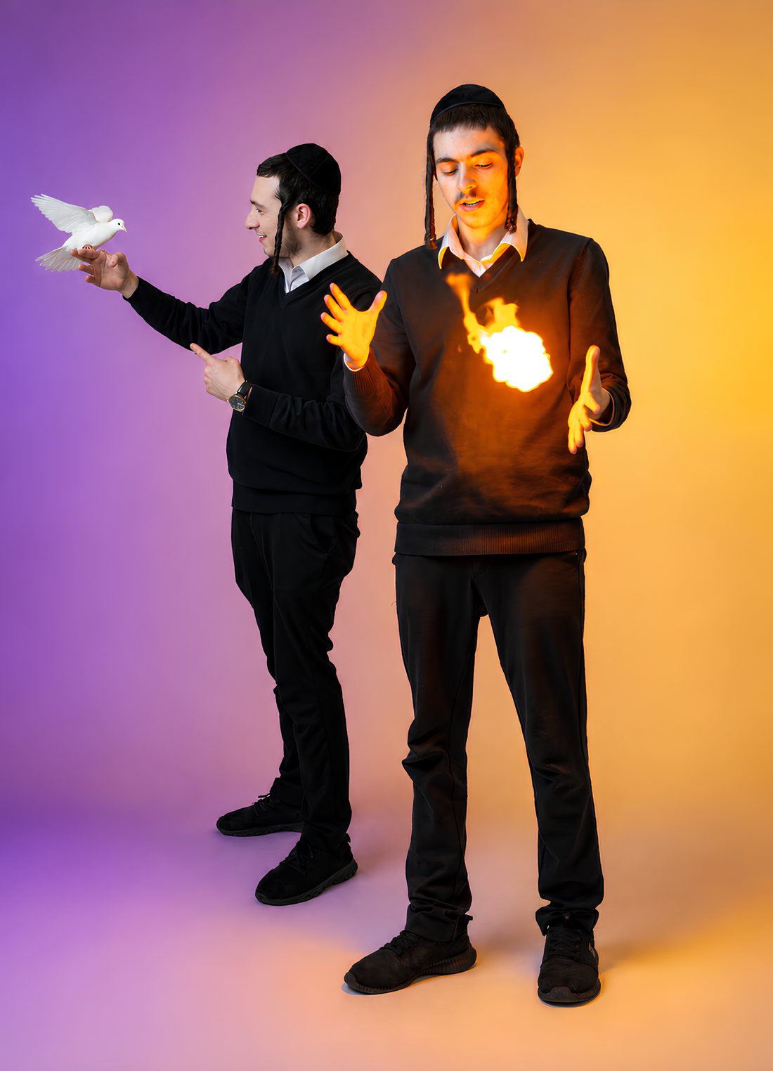 Mechy and Shloimy Dirnfeld, promotional photo